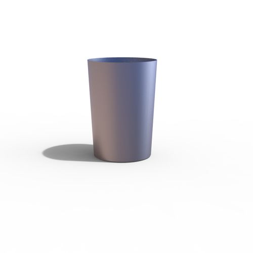 Jardinière en acier - LUGARCOMUM: STEEL PLANTER L - A Amop Synergies - ronde / contemporaine / pour espace public
