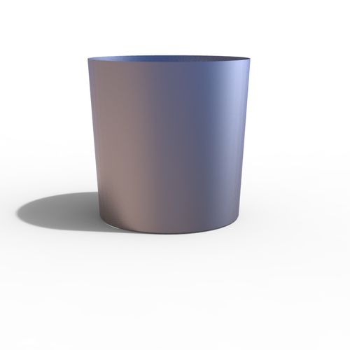 Jardinière en acier - LUGARCOMUM: STEEL PLANTER XL - A Amop Synergies - ronde / contemporaine / pour espace public