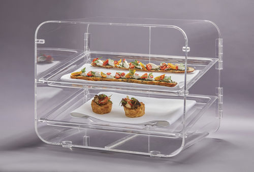 Présentoir alimentaire - BD145 - Rosseto Serving Solutions - sur plan / en acrylique / pour boulangerie