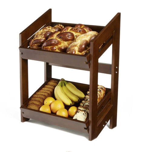 Présentoir alimentaire - BD152 - Rosseto Serving Solutions - sur plan / en bambou / pour boulangerie