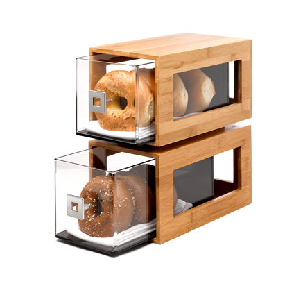 Présentoir alimentaire - BD102 - Rosseto Serving Solutions - sur plan / en bois / pour pâtisserie