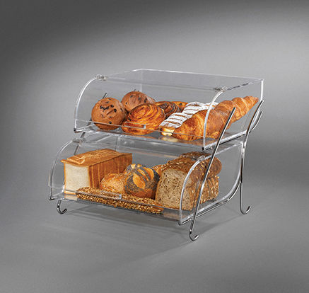 Présentoir à pain - BAK2937 - Rosseto Serving Solutions - sur plan / en bois / pivotant