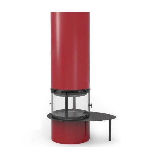 Cheminée à bois - DIAMANTE - TRAFORART - à gaz / au bioéthanol / au sol