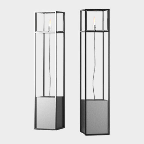 Torche de jardin en îlot - CANDEL ELECTRIC - TRAFORART - en métal