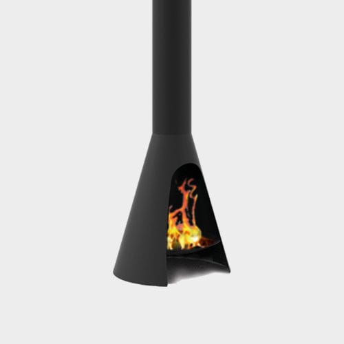 Cheminée à bois - BELL - TRAFORART - à gaz / au bioéthanol / à poser