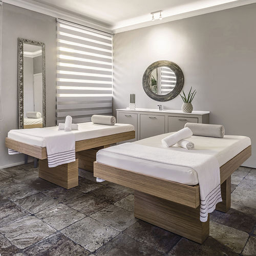 Table de massage sur mesure - AKTICE SPA - AKT GROUP - électrique / en bois / en cuir écologique