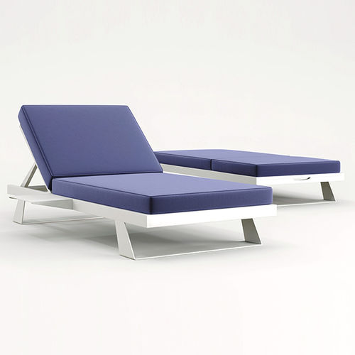 Bain de soleil contemporain - NAXOS  - AKT GROUP - en tissu déperlant / en simili cuir / en aluminium peint