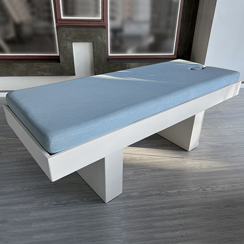 Table de massage sur mesure - KOON - AKT GROUP - électrique / fixe / en cuir écologique
