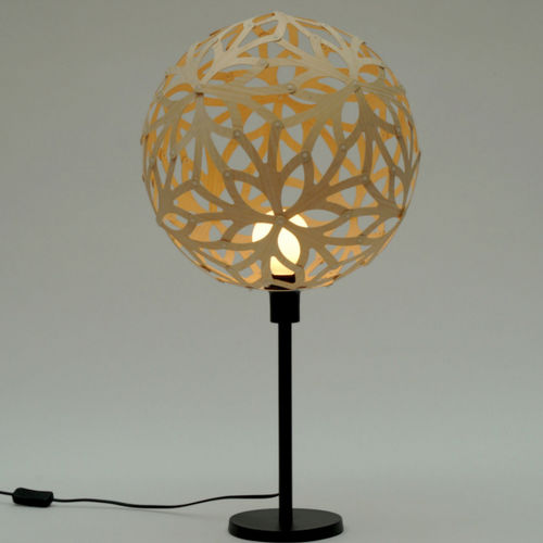 Lampe de table - FLORAL - David Trubridge Design - en métal / en bambou / en contreplaqué
