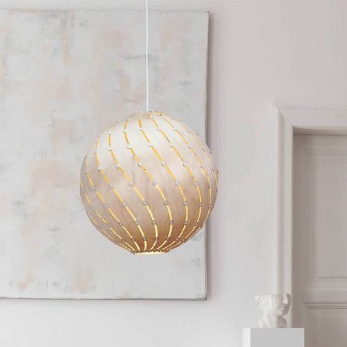 Suspension - EBB FAMILY - David Trubridge Design - en bouleau / en contreplaqué / contemporaine