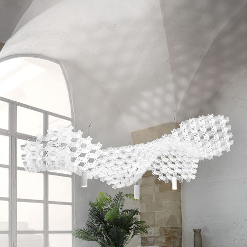Lustre design original - NUVEM  - Slamp - en acier / en Opalflex® / en Lentiflex®