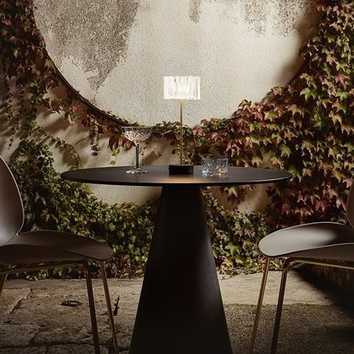 Lampe de table - ACCORDÉON - Slamp - en aluminium anodisé / en Lentiflex® / contemporaine