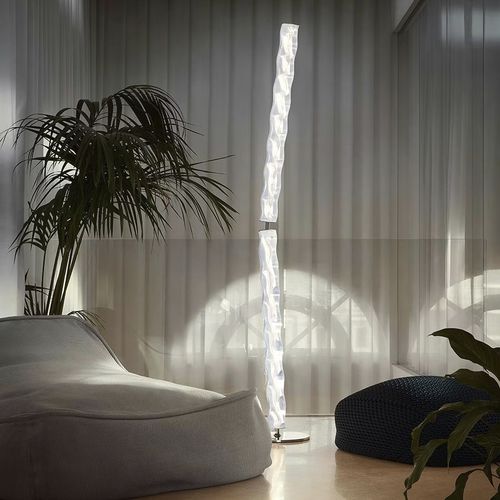 Lampe sur pied - HUGO  - Slamp - en acier inoxydable / en Lentiflex® / design original