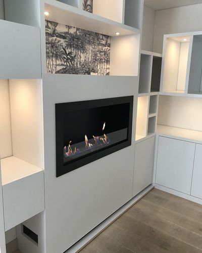Insert de cheminée au bioéthanol - INSERT HF 1-700 - IGNISIAL Paris - télécommandé
