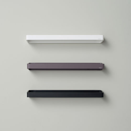 Porte-serviettes monté sur console - EVBR2 SERIES - EVER Life Design - mural / en acier / noir