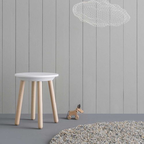 Tabouret contemporain - EVRUS - EVER Life Design - en bois / avec piètement en hêtre / professionnel