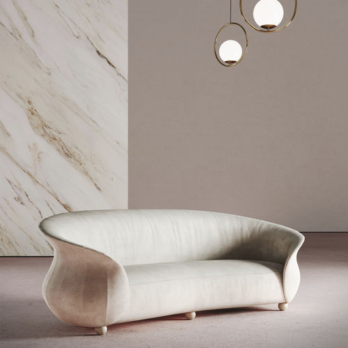 Canapé contemporain - VERONA - DESFORMA - en tissu / en cuir / professionnel