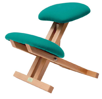 Chaise contemporaine - S-2106  - ECOPOSTURAL - en bois / ergonomique assis-genoux / professionnelle
