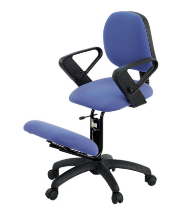 Chaise contemporaine - S-2606 - ECOPOSTURAL - en tissu / ergonomique assis-genoux / professionnelle