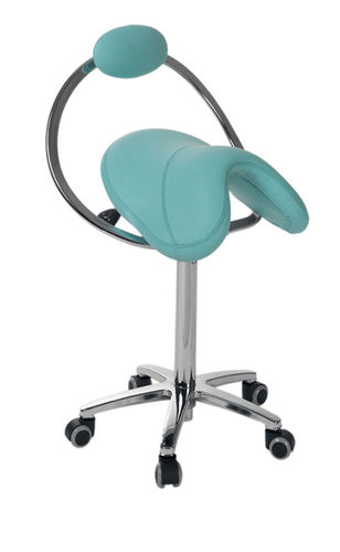Tabouret de travail en forme de selle - S-5662 - ECOPOSTURAL - pour salon d'esthétique
