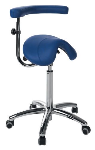 Tabouret de travail en forme de selle - S-5633 - ECOPOSTURAL - pour salon d'esthétique