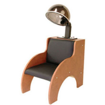 Fauteuil de coiffure en simili cuir - D810 - Interstate Design Industries - avec casque-séchoir / professionnel