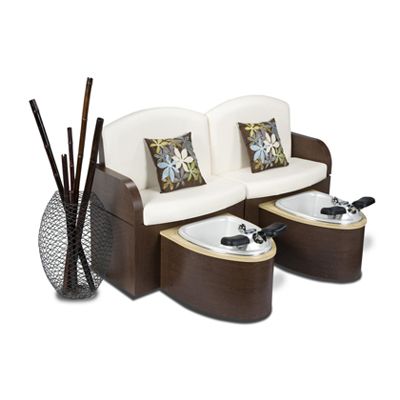 Fauteuil spa pédicure en simili cuir - CALAIS - Interstate Design Industries