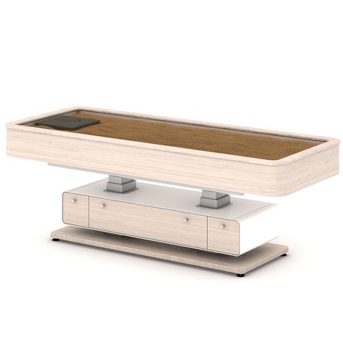 Table de massage électrique - MLX Quartz - Gharieni Group - en noyer / à hauteur réglable / chauffante