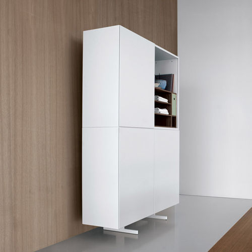 Buffet haut - MONOLITH - extendo - contemporain / en bois laqué / en noyer
