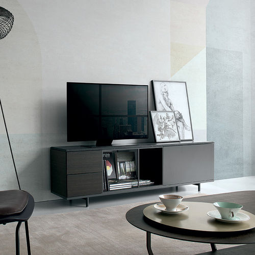 Meuble TV contemporain - ATELIER  - extendo - avec tiroirs / avec étagères / modulable