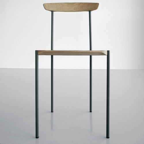 Chaise contemporaine - DANSKE-C  - extendo - d'intérieur / en chêne / en bois massif