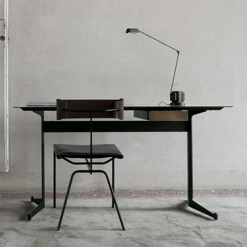 Bureau sur pied - T9 - extendo - contemporain / en HPL / droit