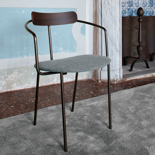 Chaise contemporaine - ECH3 - extendo - d'intérieur / en tissu / en coton