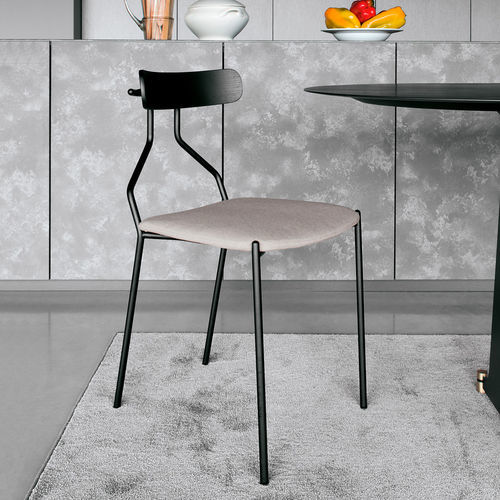 Chaise contemporaine - ECH8 - extendo - d'intérieur / en tissu / en chêne