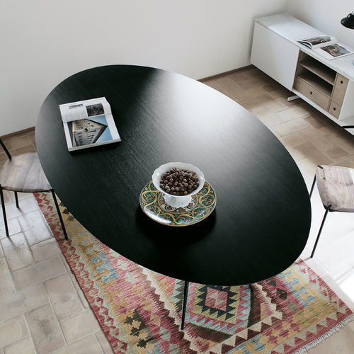 Table contemporaine - SPILLO - extendo - en chêne / en frêne / en HPL