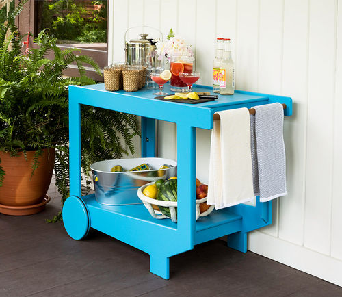 Desserte de service - LOLLYGAGGER BAR CART - Loll Designs - pour hôtel / pour établissement de santé / pour restaurant