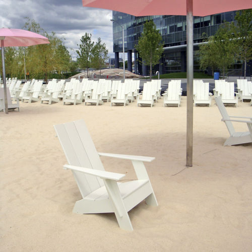 Fauteuil moderne - 3 SLAT ADIRONDACK - Loll Designs - en polyéthylène / recyclable / imperméable