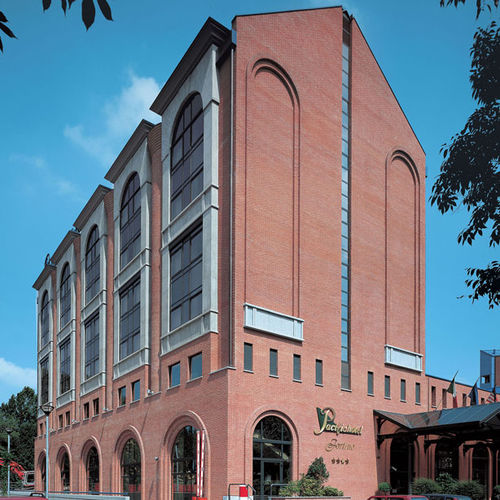 Brique de parement de terre cuite - STANDARD LEADER : FLORENCE - Santanselmo Group - pour façade / lisse / rouge