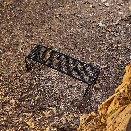 Banc public contemporain - ELINIUM - CYRIA | Mobilier Urbain - en acier / en acier thermolaqué / en acier peint