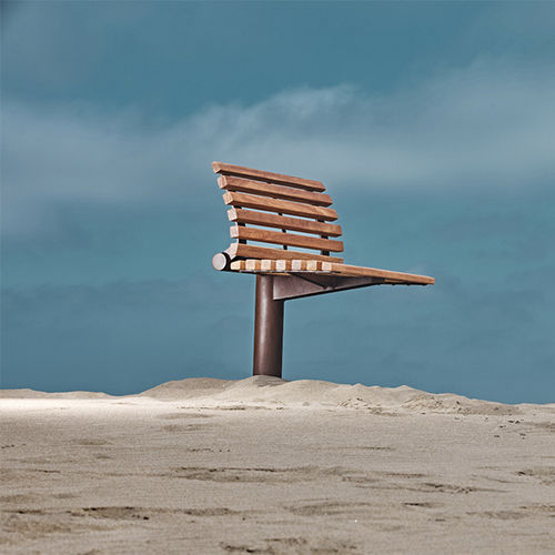 Fauteuil urbain contemporain - FUNGI - CYRIA | Mobilier Urbain - en bois / en acier / couleur personnalisable
