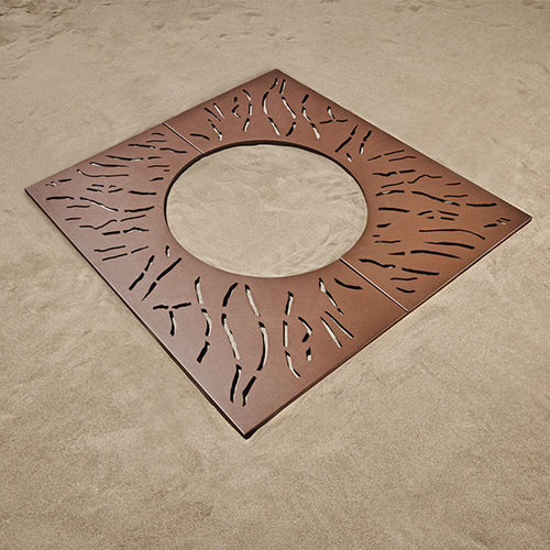 Grille d'arbre carrée - ORGANIK - CYRIA | Mobilier Urbain - en acier galvanisé / en acier / en acier COR-TEN®