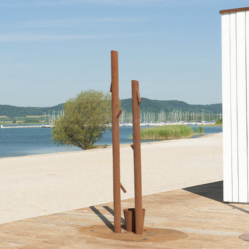 Douche d'extérieur de piscine - MONSIEUR 2 - CYRIA | Mobilier Urbain - pour pied / classique / multifonction