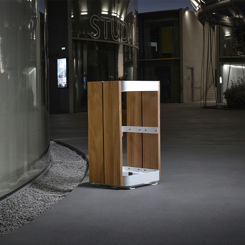 Poubelle publique - KAISEKI - CYRIA | Mobilier Urbain - en acier galvanisé / en acier / en acier inoxydable