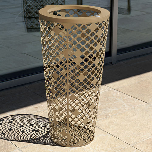 poubelle en acier à revêtement par poudre - CYRIA | Mobilier Urbain