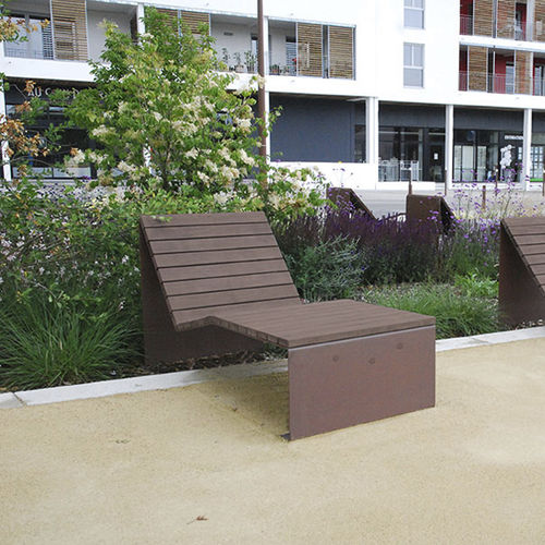 Transat contemporain - ABSOLUT - CYRIA | Mobilier Urbain - en bois / en acier / d'extérieur