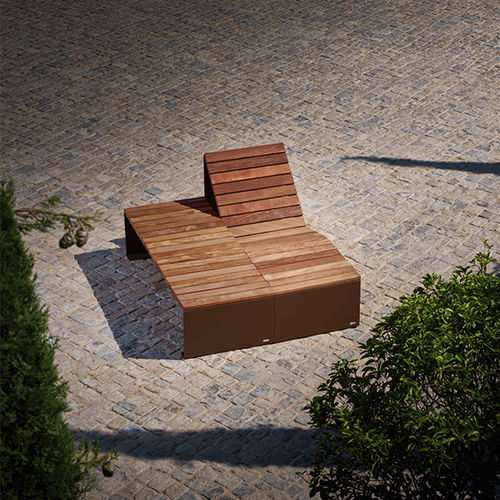 Transat contemporain - ABSOLUT CARPET - CYRIA | Mobilier Urbain - en bois / en acier / d'extérieur