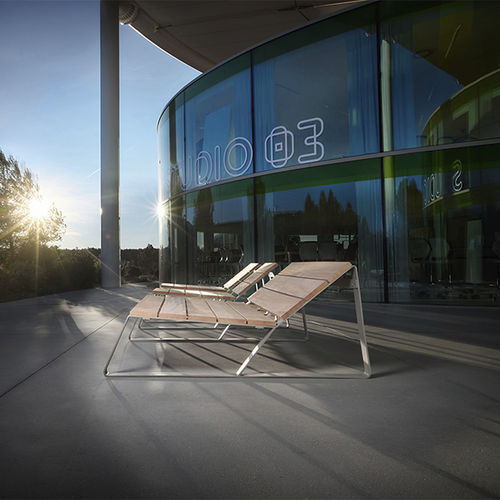 Transat contemporain - KAISEKI XL - CYRIA | Mobilier Urbain - en bois / en acier / d'extérieur