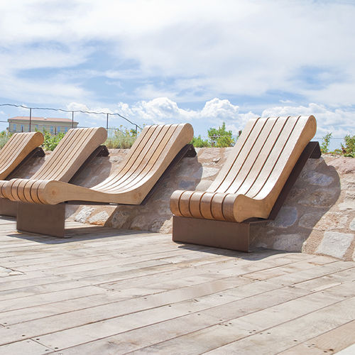 Transat contemporain - MIGRATION - CYRIA | Mobilier Urbain - en bois / en acier / d'extérieur