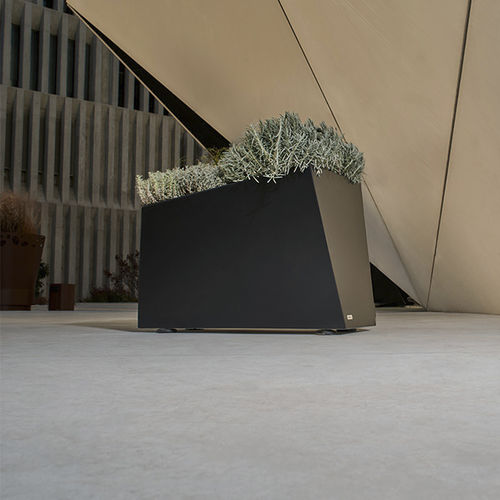 Jardinière en acier COR-TEN® - DEGRE9 4 - CYRIA | Mobilier Urbain - en acier thermolaqué / à haute résistance / contemporaine