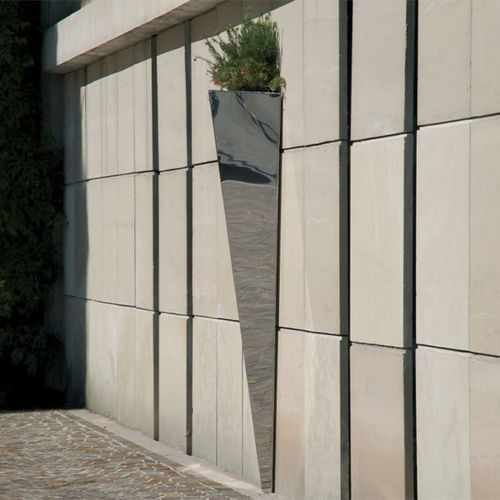 Jardinière en acier inoxydable - MIRANDA - CYRIA | Mobilier Urbain - en acier thermolaqué / à haute résistance / résistante aux intempéries
